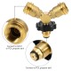 Propane Tank Y-Splitter Adapter Two Way LPG Adapter Tee Connector QCC1 Tank T Adapter Work with BBQ Grills Camping Stoves Heater Propane Tank Y-Splitter Adapter Two Way LPG Adapter Tee Connector QCC1 Tank T Adapter Work with BBQ Grills Camping Stoves Heater