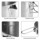 1L Stainless Steel Cooking Kettle Portable Outdoor Camping Backpacking Pot with Foldable Handle 1L Stainless Steel Cooking Kettle Portable Outdoor Camping Backpacking Pot with Foldable Handle