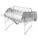2-in-1 Portable Folding Stainless Steel Barbecue Grill Camp Firepit Outdoor Camping Backpakcing Wood Burning Stove 2-in-1 Portable Folding Stainless Steel Barbecue Grill Camp Firepit Outdoor Camping Backpakcing Wood Burning Stove