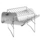2-in-1 Portable Folding Stainless Steel Barbecue Grill Camp Firepit Outdoor Camping Backpakcing Wood Burning Stove 2-in-1 Portable Folding Stainless Steel Barbecue Grill Camp Firepit Outdoor Camping Backpakcing Wood Burning Stove