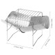2-in-1 Portable Folding Stainless Steel Barbecue Grill Camp Firepit Outdoor Camping Backpakcing Wood Burning Stove 2-in-1 Portable Folding Stainless Steel Barbecue Grill Camp Firepit Outdoor Camping Backpakcing Wood Burning Stove