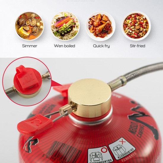 Self-Driving Tour Outdoor Stainless Steel 9-Head Stove Portable 9 Hole Fire And Brimstone Stove Single 1M Soft Tube Self-Driving Tour Outdoor Stainless Steel 9-Head Stove Portable 9 Hole Fire And Brimstone Stove Single 1M Soft Tube