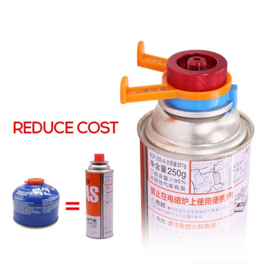 Gas Tank Converter with Support Auto-off Long Gas Cylinder Adapter Outdoor Camping Stove Connector Gas Tank Converter with Support Auto-off Long Gas Cylinder Adapter Outdoor Camping Stove Connector