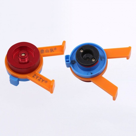 Gas Tank Converter with Support Auto-off Long Gas Cylinder Adapter Outdoor Camping Stove Connector Gas Tank Converter with Support Auto-off Long Gas Cylinder Adapter Outdoor Camping Stove Connector