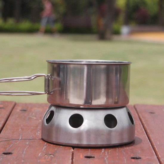 Portable Mini Solidified Alcohol Stove Camping Backpacking Picnic BBQ Cooking Alcohol Stove Portable Mini Solidified Alcohol Stove Camping Backpacking Picnic BBQ Cooking Alcohol Stove