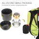 Mini Alcohol Stove Cooking Pot Cookset for Outdoor Camping Hiking Backpacking Fishing Mini Alcohol Stove Cooking Pot Cookset for Outdoor Camping Hiking Backpacking Fishing