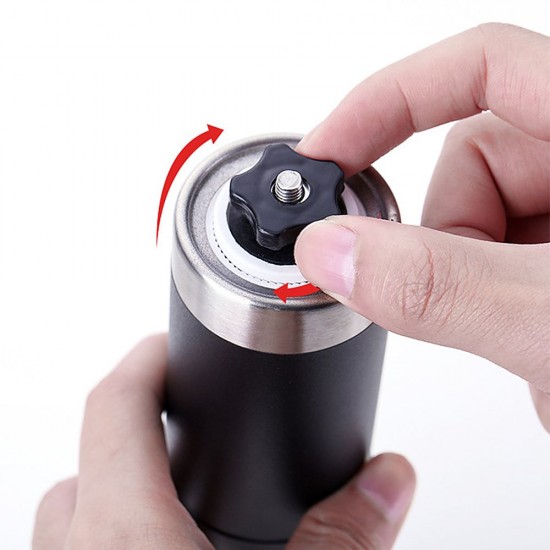 Manual Coffee Grinder Portable Hand Coffee Grinder with Adjustable Setting Conical Ceramic Burr Grinder Stainless Steel Coffee Mill for Drip Coffee Espresso for Home and Travel Manual Coffee Grinder Portable Hand Coffee Grinder with Adjustable Setting Conical Ceramic Burr Grinder Stainless Steel Coffee Mill for Drip Coffee Espresso for Home and Travel