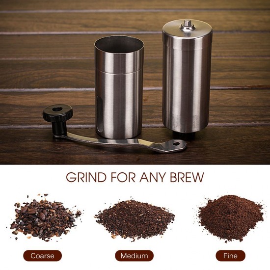 Manual Coffee Grinder Portable Hand Coffee Grinder with Adjustable Setting Conical Ceramic Burr Grinder Stainless Steel Coffee Mill for Drip Coffee Espresso for Home and Travel Manual Coffee Grinder Portable Hand Coffee Grinder with Adjustable Setting Conical Ceramic Burr Grinder Stainless Steel Coffee Mill for Drip Coffee Espresso for Home and Travel