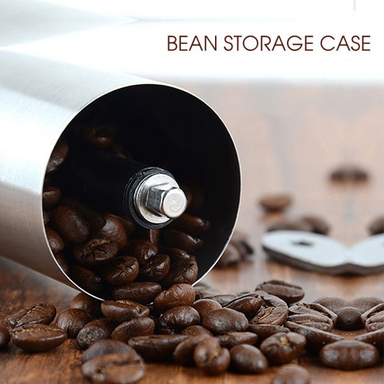 Manual Coffee Grinder Portable Hand Coffee Grinder with Adjustable Setting Conical Ceramic Burr Grinder Stainless Steel Coffee Mill for Drip Coffee Espresso for Home and Travel Manual Coffee Grinder Portable Hand Coffee Grinder with Adjustable Setting Conical Ceramic Burr Grinder Stainless Steel Coffee Mill for Drip Coffee Espresso for Home and Travel