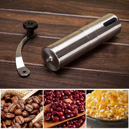 Manual Coffee Grinder Portable Hand Coffee Grinder with Adjustable Setting Conical Ceramic Burr Grinder Stainless Steel Coffee Mill for Drip Coffee Espresso for Home and Travel Manual Coffee Grinder Portable Hand Coffee Grinder with Adjustable Setting Conical Ceramic Burr Grinder Stainless Steel Coffee Mill for Drip Coffee Espresso for Home and Travel
