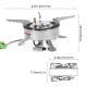 BRS-10 Outdoor Portable Camping Picnic Split-Type Stainless Steel Butane Gas Stove Cooker Burner Big Power Large Blaze BRS-10 Outdoor Portable Camping Picnic Split-Type Stainless Steel Butane Gas Stove Cooker Burner Big Power Large Blaze