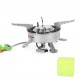 BRS-10 Outdoor Portable Camping Picnic Split-Type Stainless Steel Butane Gas Stove Cooker Burner Big Power Large Blaze BRS-10 Outdoor Portable Camping Picnic Split-Type Stainless Steel Butane Gas Stove Cooker Burner Big Power Large Blaze