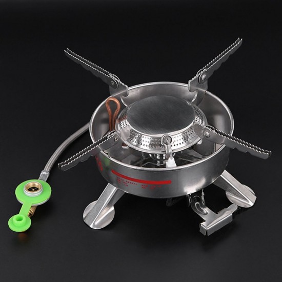 BRS-10 Outdoor Portable Camping Picnic Split-Type Stainless Steel Butane Gas Stove Cooker Burner Big Power Large Blaze BRS-10 Outdoor Portable Camping Picnic Split-Type Stainless Steel Butane Gas Stove Cooker Burner Big Power Large Blaze