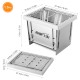 Outdoor Stainless Steel Grill Portable Wood Burning Camping Stove Folding BBQ Grill Windproof Camping Picnic Tool For Home Park Use Outdoor Stainless Steel Grill Portable Wood Burning Camping Stove Folding BBQ Grill Windproof Camping Picnic Tool For Home Park Use