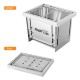 Outdoor Stainless Steel Grill Portable Wood Burning Camping Stove Folding BBQ Grill Windproof Camping Picnic Tool For Home Park Use Outdoor Stainless Steel Grill Portable Wood Burning Camping Stove Folding BBQ Grill Windproof Camping Picnic Tool For Home Park Use