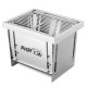 Outdoor Stainless Steel Grill Portable Wood Burning Camping Stove Folding BBQ Grill Windproof Camping Picnic Tool For Home Park Use Outdoor Stainless Steel Grill Portable Wood Burning Camping Stove Folding BBQ Grill Windproof Camping Picnic Tool For Home Park Use