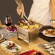 Outdoor Stainless Steel Grill Portable Wood Burning Camping Stove Folding BBQ Grill Windproof Camping Picnic Tool For Home Park Use Outdoor Stainless Steel Grill Portable Wood Burning Camping Stove Folding BBQ Grill Windproof Camping Picnic Tool For Home Park Use