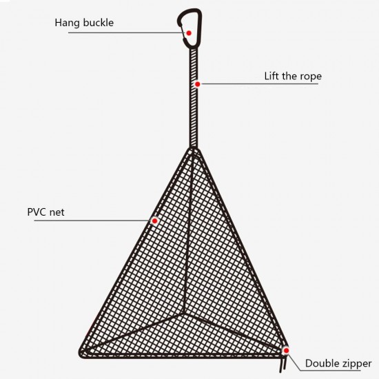 Outdoor Triangles Drying Net PVC Hangings Net Bag Foldable Storage Bag Camping Hangings Insect-proof Food Packs Outdoor Triangles Drying Net PVC Hangings Net Bag Foldable Storage Bag Camping Hangings Insect-proof Food Packs