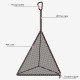 Outdoor Triangles Drying Net PVC Hangings Net Bag Foldable Storage Bag Camping Hangings Insect-proof Food Packs Outdoor Triangles Drying Net PVC Hangings Net Bag Foldable Storage Bag Camping Hangings Insect-proof Food Packs