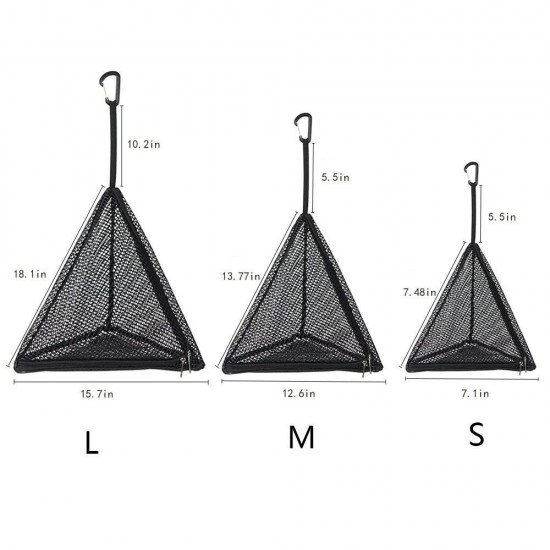 Outdoor Triangles Drying Net PVC Hangings Net Bag Foldable Storage Bag Camping Hangings Insect-proof Food Packs Outdoor Triangles Drying Net PVC Hangings Net Bag Foldable Storage Bag Camping Hangings Insect-proof Food Packs