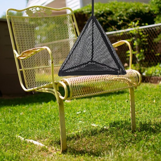 Outdoor Triangles Drying Net PVC Hangings Net Bag Foldable Storage Bag Camping Hangings Insect-proof Food Packs Outdoor Triangles Drying Net PVC Hangings Net Bag Foldable Storage Bag Camping Hangings Insect-proof Food Packs