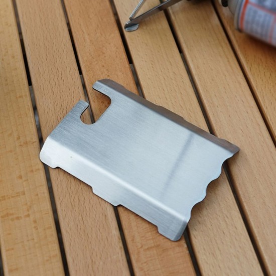 Stainless Steel Outdoor Portable Camping Cooker Heat Insulation Board Heat Shield Mountaineering Camping Stoves Accessories for JCB Burners Stainless Steel Outdoor Portable Camping Cooker Heat Insulation Board Heat Shield Mountaineering Camping Stoves Accessories for JCB Burners
