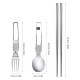 Lunch Box Mini Cutting Board Combo Set with Mini Folding Stove Steaming Rack Folding Windshield Fork Spoon Chopsticks Lunch Box Mini Cutting Board Combo Set with Mini Folding Stove Steaming Rack Folding Windshield Fork Spoon Chopsticks