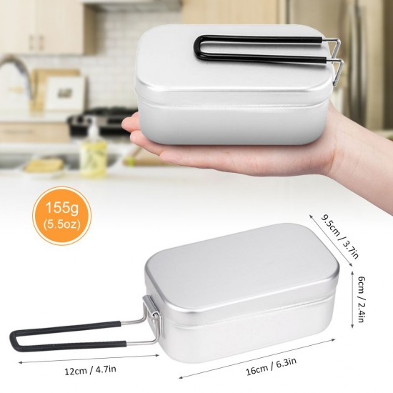 Lunch Box Mini Cutting Board Combo Set with Mini Folding Stove Steaming Rack Folding Windshield Fork Spoon Chopsticks Lunch Box Mini Cutting Board Combo Set with Mini Folding Stove Steaming Rack Folding Windshield Fork Spoon Chopsticks