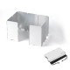 Lunch Box Mini Cutting Board Combo Set with Mini Folding Stove Steaming Rack Folding Windshield Fork Spoon Chopsticks Lunch Box Mini Cutting Board Combo Set with Mini Folding Stove Steaming Rack Folding Windshield Fork Spoon Chopsticks