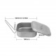 0.8mm Thick Titanium Lunch Box 1000ml Large Capacity Mess Tin with Lid Folding Handle Outdoor Camping Cookware 0.8mm Thick Titanium Lunch Box 1000ml Large Capacity Mess Tin with Lid Folding Handle Outdoor Camping Cookware