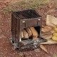 Folding Wood Burning Stove Blowpipe Kit Mini BBQ Grill with Carry Bag for Backpacking Hiking Camping Cooking Folding Wood Burning Stove Blowpipe Kit Mini BBQ Grill with Carry Bag for Backpacking Hiking Camping Cooking