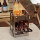 Folding Wood Burning Stove Blowpipe Kit Mini BBQ Grill with Carry Bag for Backpacking Hiking Camping Cooking Folding Wood Burning Stove Blowpipe Kit Mini BBQ Grill with Carry Bag for Backpacking Hiking Camping Cooking