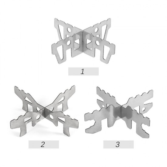 Stainless Steel Alcohol Stove Rack Cross Stand Outdoor Camping Stove Stand Support Rack Stainless Steel Alcohol Stove Rack Cross Stand Outdoor Camping Stove Stand Support Rack