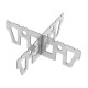 Stainless Steel Alcohol Stove Rack Cross Stand Outdoor Camping Stove Stand Support Rack Stainless Steel Alcohol Stove Rack Cross Stand Outdoor Camping Stove Stand Support Rack