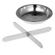 Outdoor Camping Stove Portable Folding Pocket Backpacking Wood Stove with Alcohol Tray for Camping Fishing Hiking Outdoor Camping Stove Portable Folding Pocket Backpacking Wood Stove with Alcohol Tray for Camping Fishing Hiking
