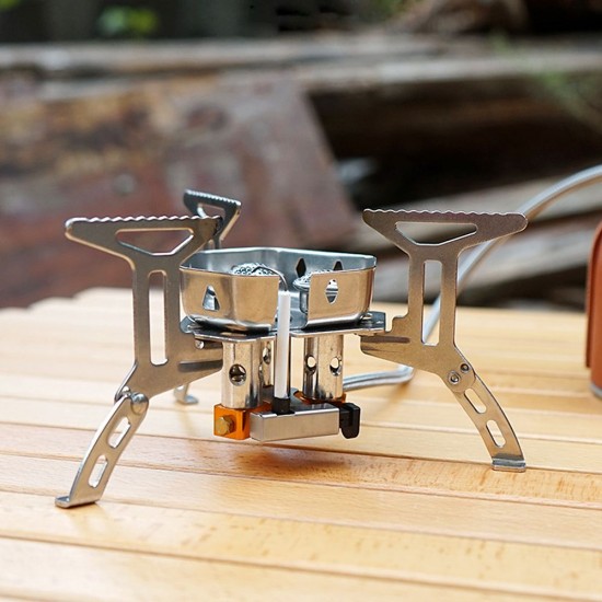 5800W Foldable Camping Gas Stove 3 Burners Piezo Ignition Lightweight Windproof Backpacking Stove Outdoor Cooking Stove for Camping Hiking Picnics 5800W Foldable Camping Gas Stove 3 Burners Piezo Ignition Lightweight Windproof Backpacking Stove Outdoor Cooking Stove for Camping Hiking Picnics