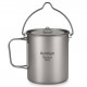 Aomiun Ultralight 750ml Titanium Pot Portable Titanium Water Mug Cup with Lid and Foldable Handle Outdoor Camping Cooking Picnic Aomiun Ultralight 750ml Titanium Pot Portable Titanium Water Mug Cup with Lid and Foldable Handle Outdoor Camping Cooking Picnic