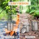 Aomiun Ultralight 750ml Titanium Pot Portable Titanium Water Mug Cup with Lid and Foldable Handle Outdoor Camping Cooking Picnic Aomiun Ultralight 750ml Titanium Pot Portable Titanium Water Mug Cup with Lid and Foldable Handle Outdoor Camping Cooking Picnic