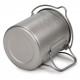 Aomiun Ultralight 750ml Titanium Pot Portable Titanium Water Mug Cup with Lid and Foldable Handle Outdoor Camping Cooking Picnic Aomiun Ultralight 750ml Titanium Pot Portable Titanium Water Mug Cup with Lid and Foldable Handle Outdoor Camping Cooking Picnic