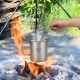 Aomiun Ultralight 750ml Titanium Pot Portable Titanium Water Mug Cup with Lid and Foldable Handle Outdoor Camping Cooking Picnic Aomiun Ultralight 750ml Titanium Pot Portable Titanium Water Mug Cup with Lid and Foldable Handle Outdoor Camping Cooking Picnic