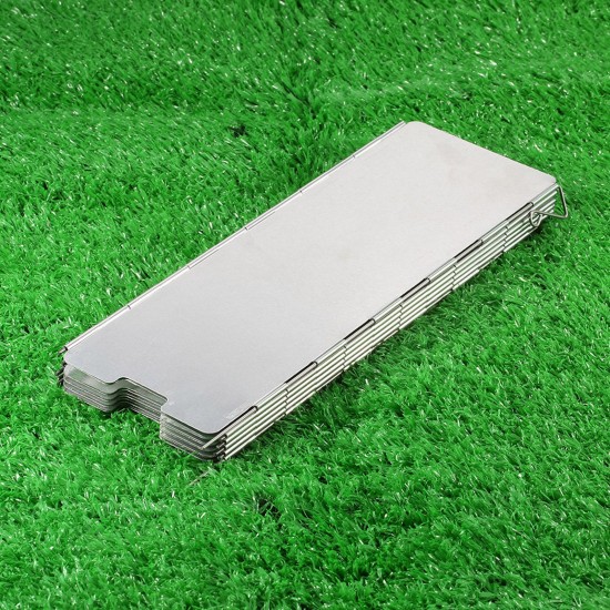 10 Plates Foldable Windscreen for Outdoor Camping Stoves Gas Stove Wind Shield Screens Windshield 10 Plates Foldable Windscreen for Outdoor Camping Stoves Gas Stove Wind Shield Screens Windshield