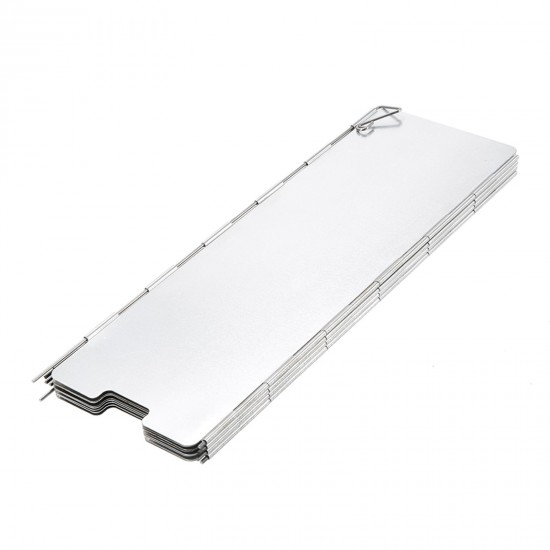 10 Plates Foldable Windscreen for Outdoor Camping Stoves Gas Stove Wind Shield Screens Windshield 10 Plates Foldable Windscreen for Outdoor Camping Stoves Gas Stove Wind Shield Screens Windshield