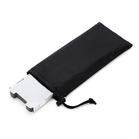 10 Plates Foldable Windscreen for Outdoor Camping Stoves Gas Stove Wind Shield Screens Windshield 10 Plates Foldable Windscreen for Outdoor Camping Stoves Gas Stove Wind Shield Screens Windshield