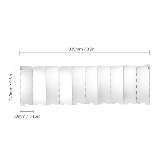 10 Plates Foldable Windscreen for Outdoor Camping Stoves Gas Stove Wind Shield Screens Windshield 10 Plates Foldable Windscreen for Outdoor Camping Stoves Gas Stove Wind Shield Screens Windshield