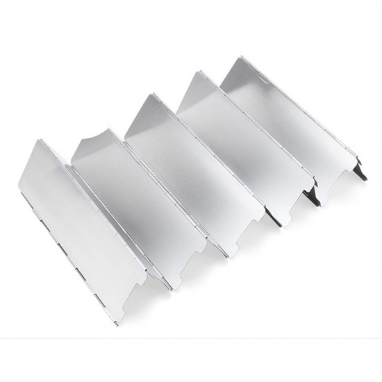 10 Plates Foldable Windscreen for Outdoor Camping Stoves Gas Stove Wind Shield Screens Windshield 10 Plates Foldable Windscreen for Outdoor Camping Stoves Gas Stove Wind Shield Screens Windshield