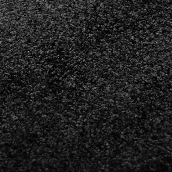 Doormat Washable Black 90x150 cm Doormat Washable Black 90x150 cm