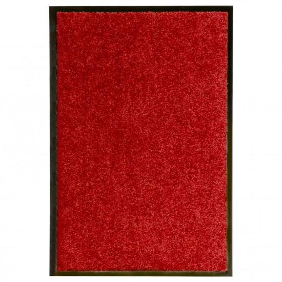 Doormat Washable Red 40x60 cm Doormat Washable Red 40x60 cm