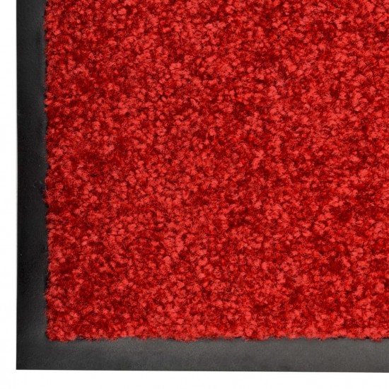 Doormat Washable Red 40x60 cm Doormat Washable Red 40x60 cm