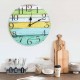 Wall Clock Multicolour 30 cm MDF Wall Clock Multicolour 30 cm MDF