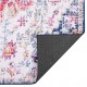 Printed Rug Multicolour 120x160 cm Fabric Printed Rug Multicolour 120x160 cm Fabric